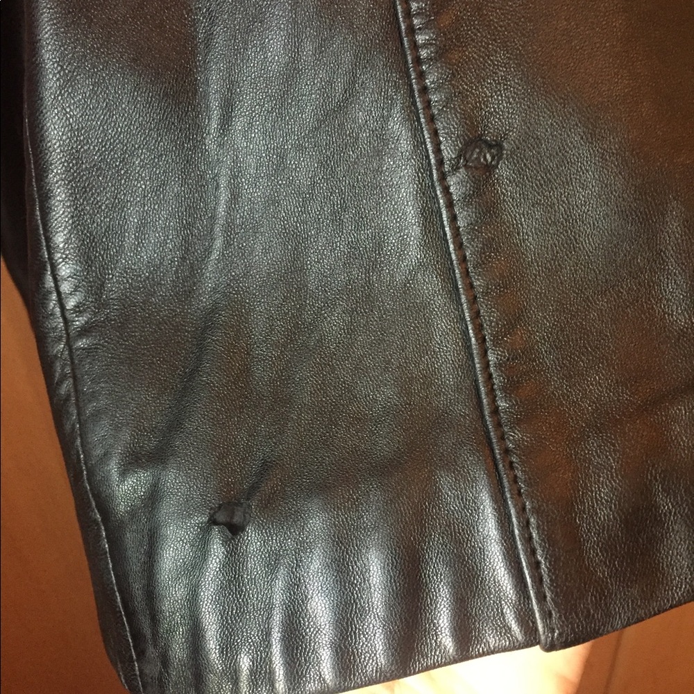 Vintage Maine New England Leather Jacket size 14 - Picture 7 of 7